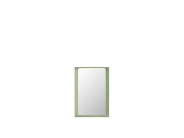 Muuto - Arced Mirror 80x55 Light Green