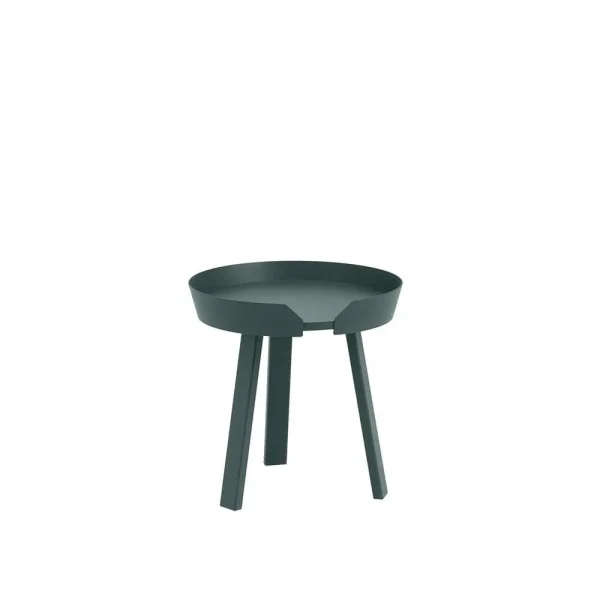 Muuto - Around Coffee Table Small Dark Green