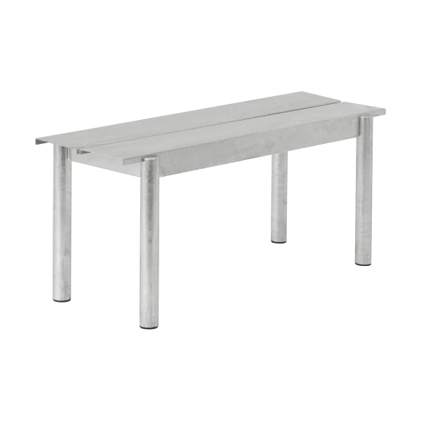 Muuto Banc Linear steel bench 110x34 cm Warm galvanized steel