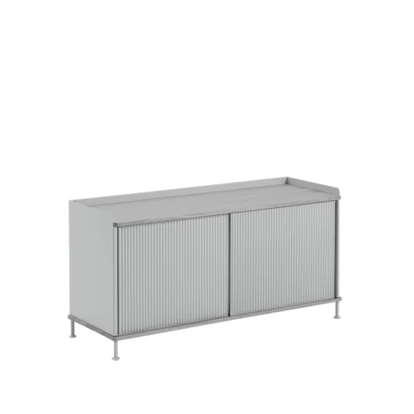 Muuto Buffet Enfold Low Grey-Metal