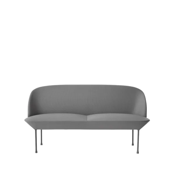 Muuto Canapé Oslo 2 places Steelcut 160-light grey