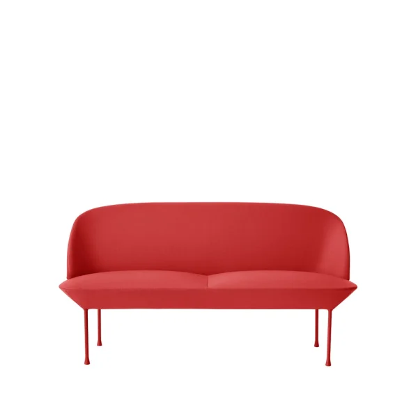 Muuto Canapé Oslo 2 places Steelcut 660-Dark red