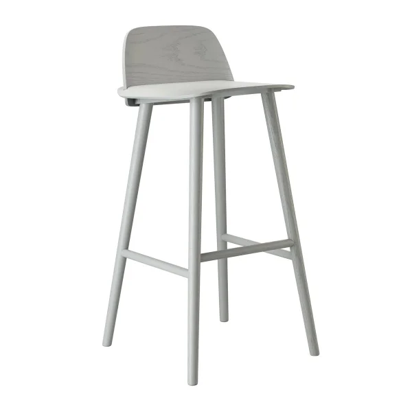 Muuto Chaise de bar Nerd 75 cm Grey