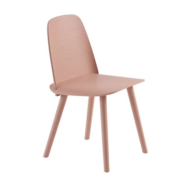 Muuto Chaise de table à manger Nerd Tan rose