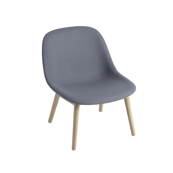 Muuto Chaise Lounge Fiber avec pieds en chêne Divina 154