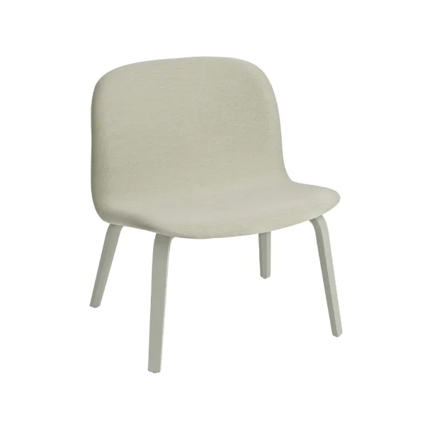 Muuto Chaise lounge recouverte de textile Visu Balder 912-Dusty green