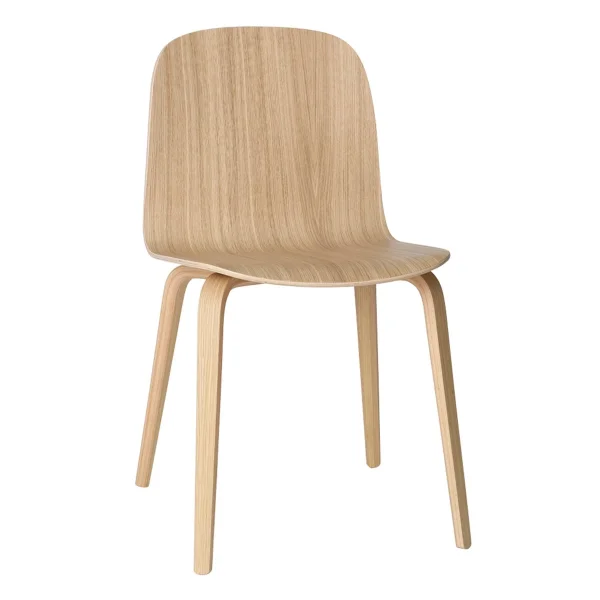 Muuto Chaise Visu Chair base en bois chêne