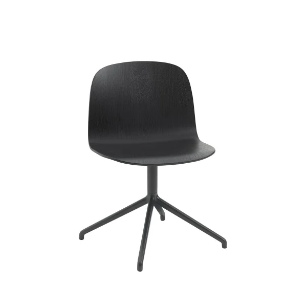 Muuto Chaise Visu Wide Black-Swivel base