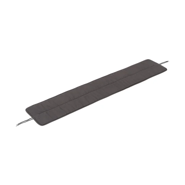 Muuto Coussin de banc Linear Steel 170x32,5 cm Dark grey