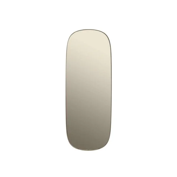 Muuto - Framed Mirror Large Taupe/Taupe Glass