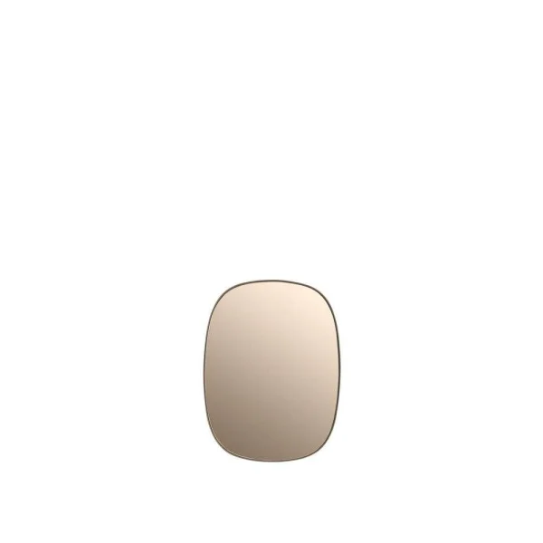 Muuto - Framed Mirror Small Rose/Rose Glass