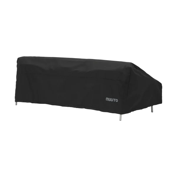 Muuto Housse de couverture Settle Outdoor pour canapé 3 places Black