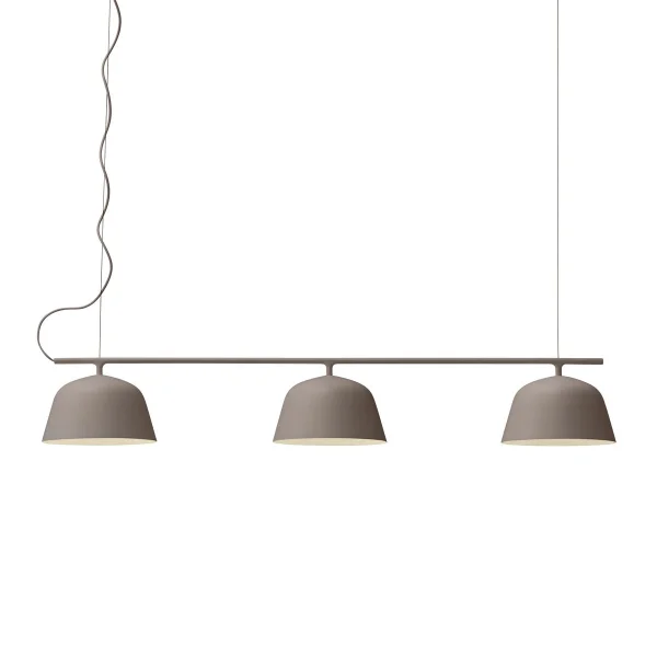 Muuto Lampe à suspension Ambit Rail Taupe