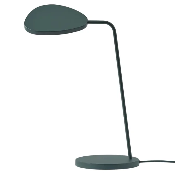 Muuto Lampe de table Leaf blanche Dark green