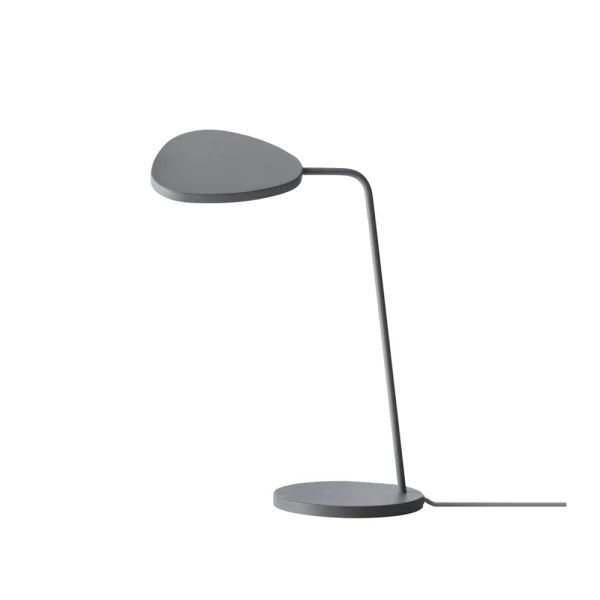 Muuto Lampe de table Leaf blanche gris