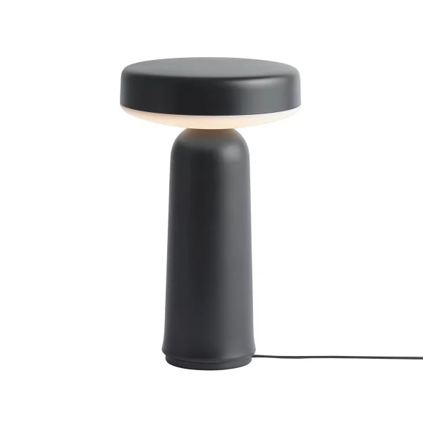 Muuto Lampe de table portable Ease 21,5 cm Black