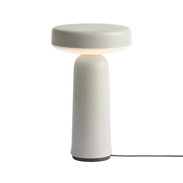 Muuto Lampe de table portable Ease 21,5 cm Grey