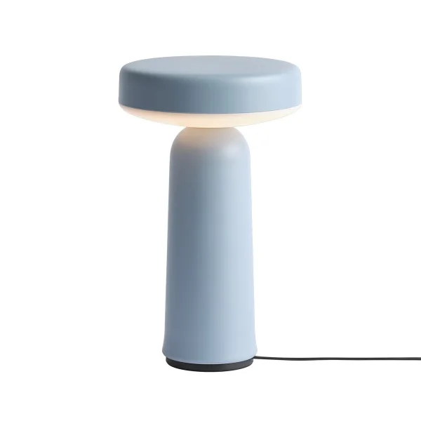 Muuto Lampe de table portable Ease 21,5 cm Light blue