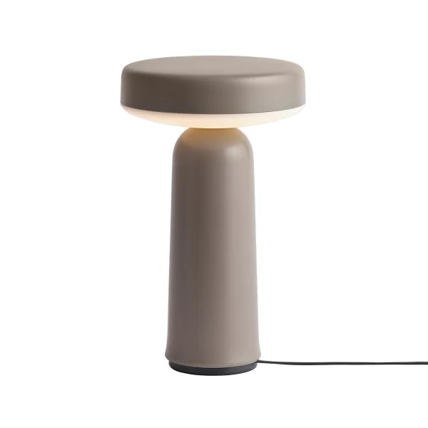 Muuto Lampe de table portable Ease 21,5 cm Taupe