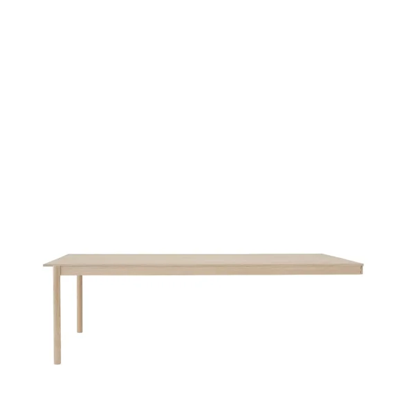 Muuto Module de table Linear System End Module Oak veener-Oak 240x142 cm