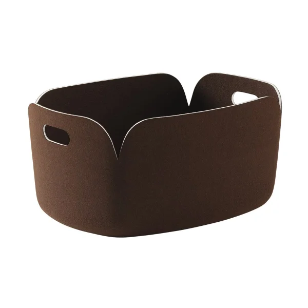 Muuto Panier de rangement Restore Dark Brown