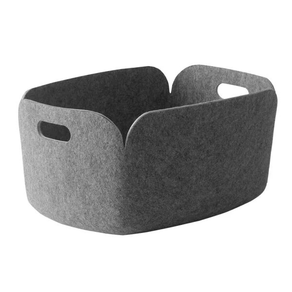 Muuto Panier de rangement Restore gris clair