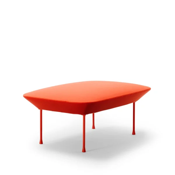 Muuto Pouf Oslo Steelcut 550-Tangerine