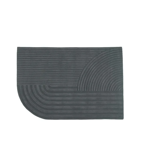 Muuto - Relevo Rug 170x240 Burnt Dark Green