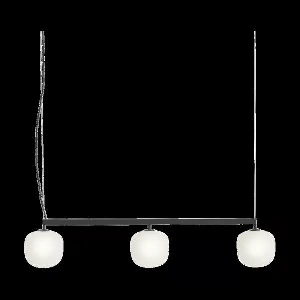 Muuto Suspension Rime Rail Lamp Black