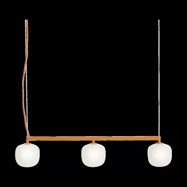 Muuto Suspension Rime Rail Lamp Orange