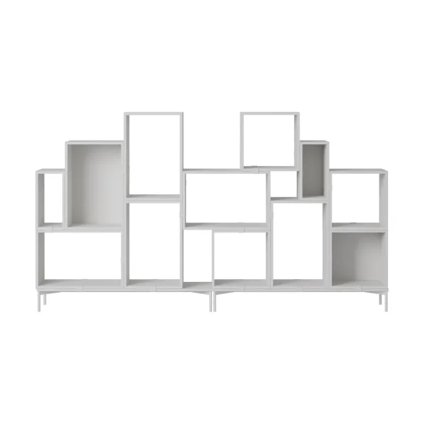 Muuto Système de rangement Stacked bibliothèque configuration 3 Grey