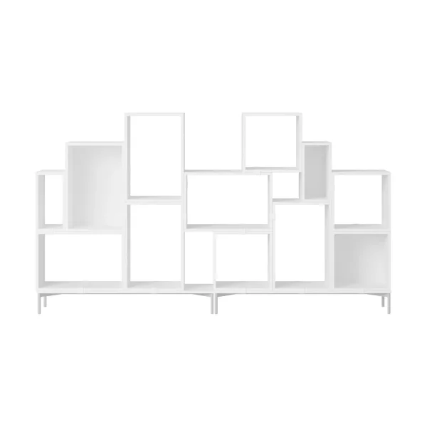 Muuto Système de rangement Stacked bibliothèque configuration 3 White