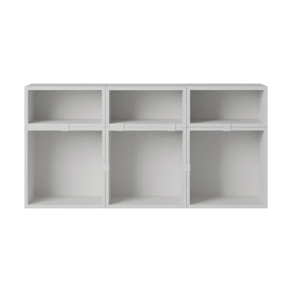 Muuto Système de rangement Stacked buffet configuration 5 Grey