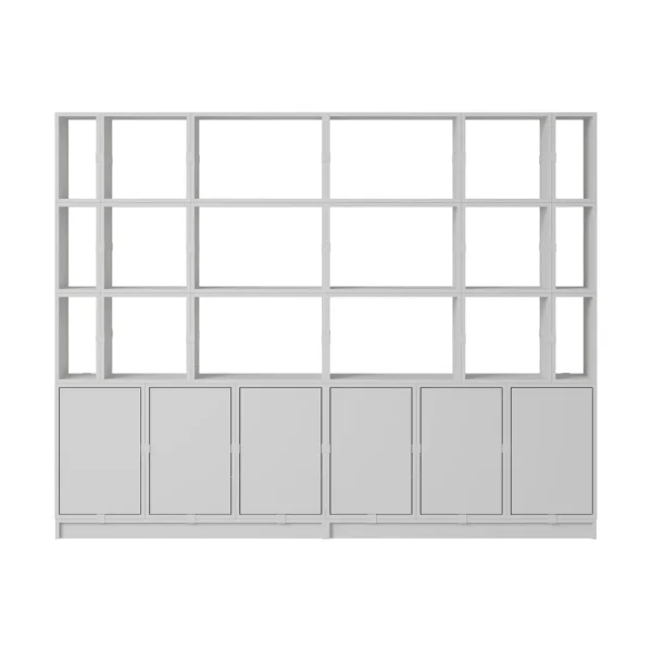 Muuto Système de rangement Stacked bureau configuration 2 Grey