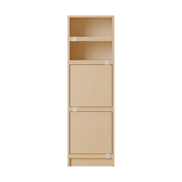 Muuto Système de rangement Stacked bureau configuration 4 Chêne
