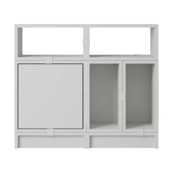 Muuto Système de rangement Stacked bureau configuration 5 Grey