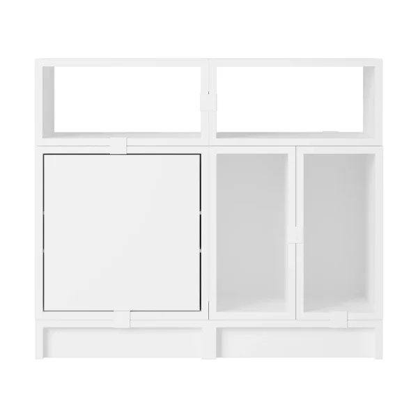 Muuto Système de rangement Stacked bureau configuration 5 White