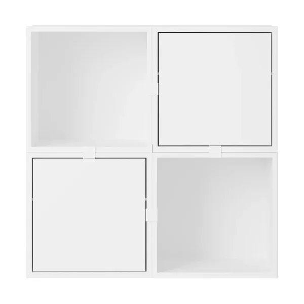 Muuto Système de rangement Stacked hall d'entrée configuration 4 White