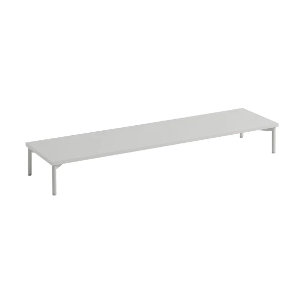 Muuto Système de rangement Stacked podium avec base tube Grey/Grey