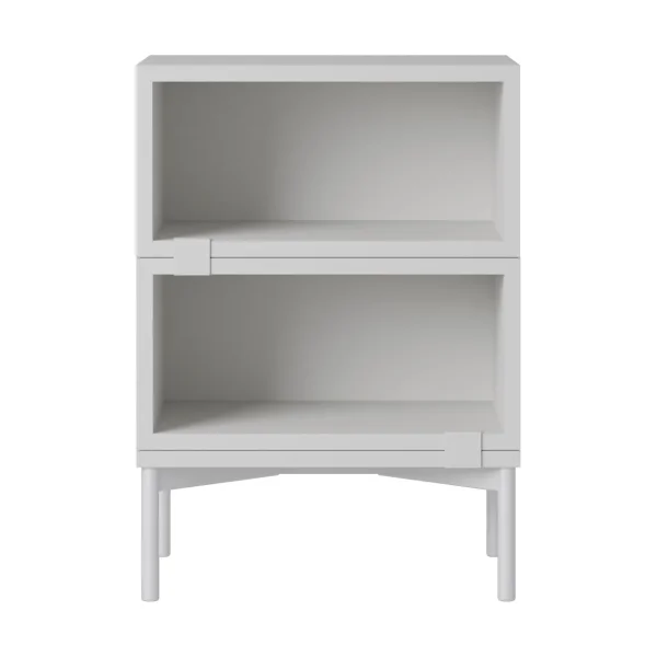 Muuto Système de rangement Stacked table de chevet configuration 1 Grey