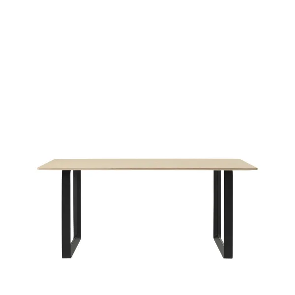 Muuto Table à manger 70/70 170x85 cm Oak veener-Plywood-Black