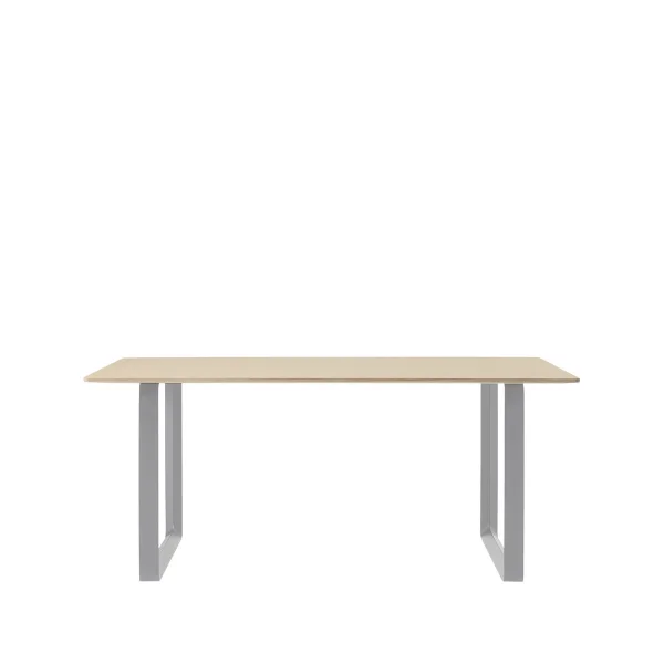 Muuto Table à manger 70/70 170x85 cm Oak veneer-Plywood-Grey