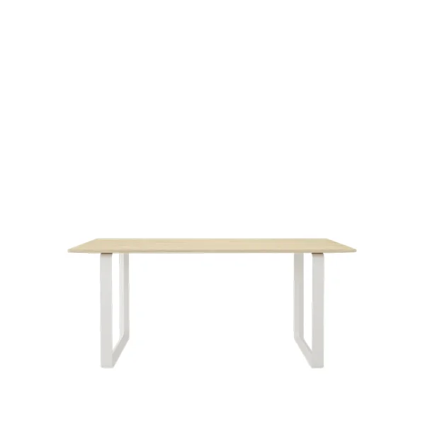 Muuto Table à manger 70/70 170x85 cm Solid oak-White