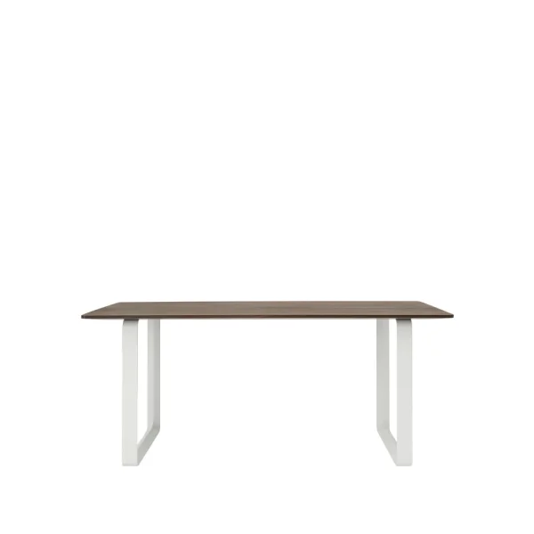 Muuto Table à manger 70/70 170x85 cm Solid smoked oak-White