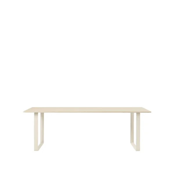 Muuto Table à manger 70/70 225x90 cm Oak veneer-Plywood-Sand