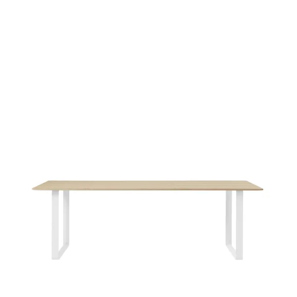 Muuto Table à manger 70/70 225x90 cm Oak veneer-Plywood-White