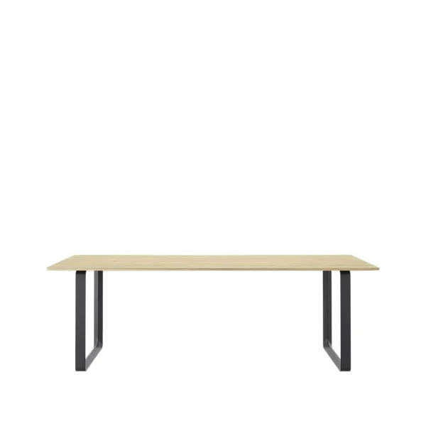 Muuto Table à manger 70/70 225x90 cm Solid oak-Black