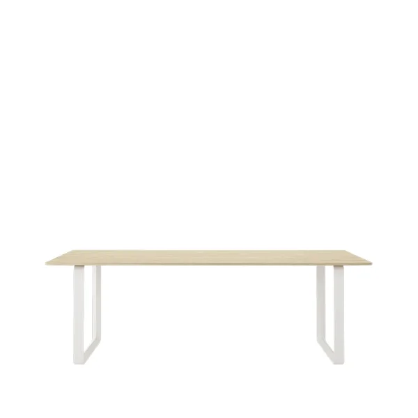 Muuto Table à manger 70/70 225x90 cm Solid oak-White