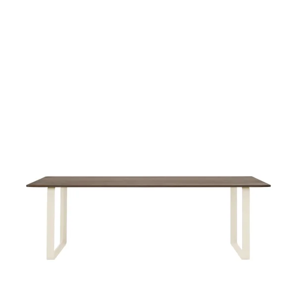 Muuto Table à manger 70/70 225x90 cm Solid smoked oak-Sand