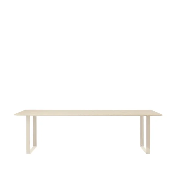 Muuto Table à manger 70/70 255x108 cm Oak veneer-Plywood-Sand